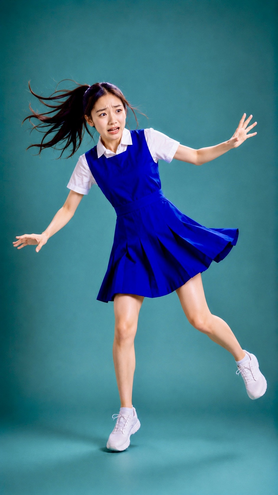 Student at the most difficult point of school pressure