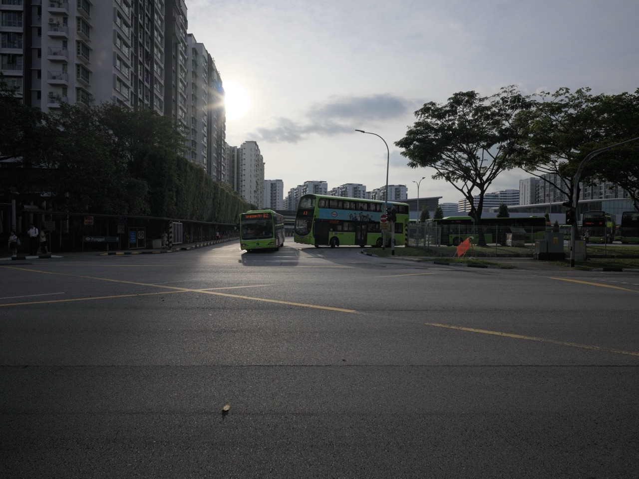 Punggol bus terminal area