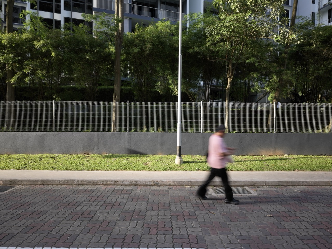 Side road behind Parc Centros in Punggol
