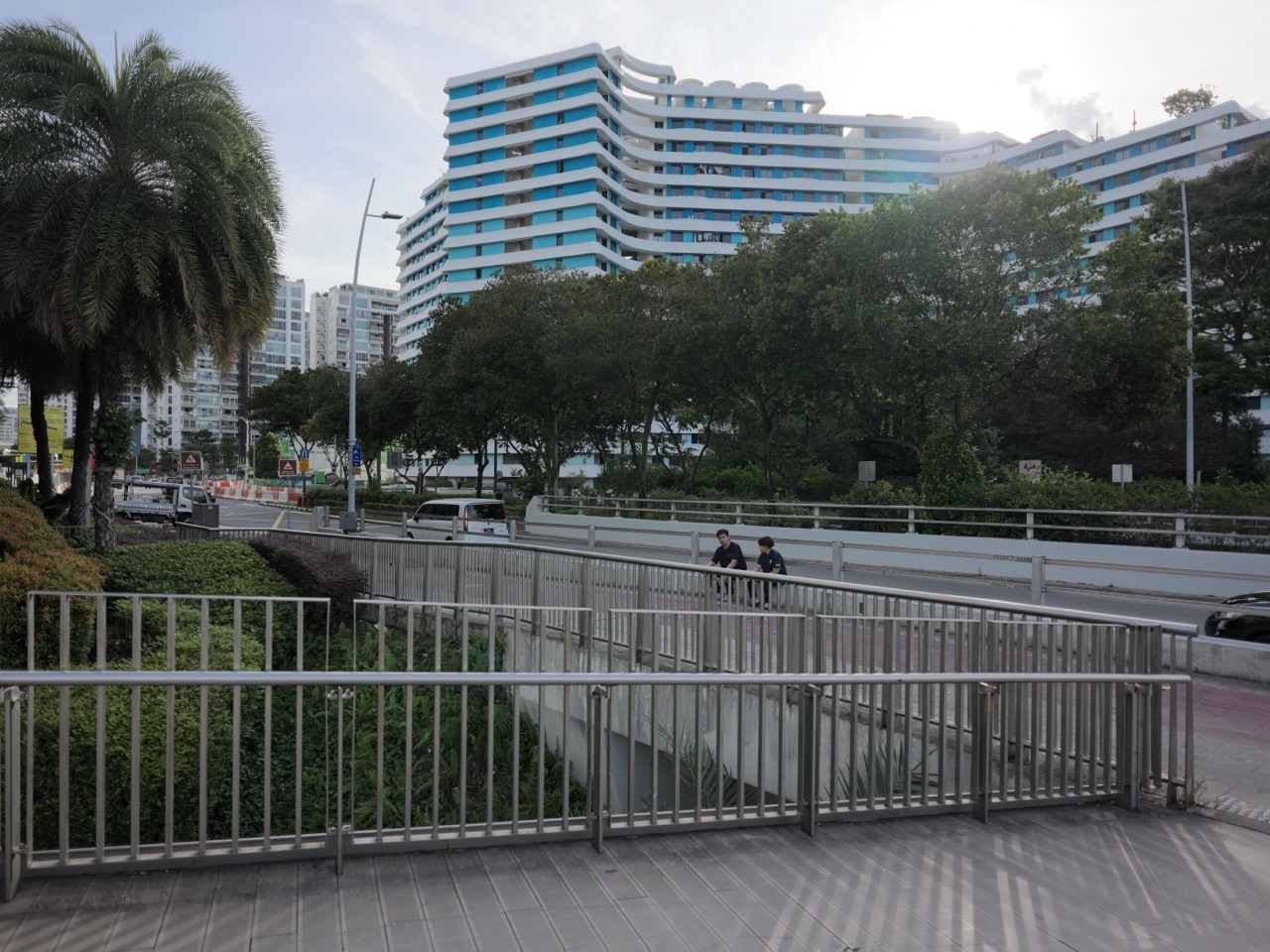 Bridge over the Punggol Waterway beside Waterway Point