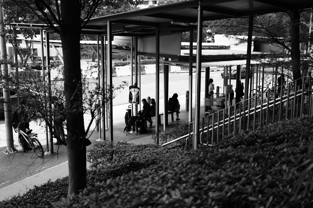 Pick-up and taxi stand at Waterway Point in Punggol