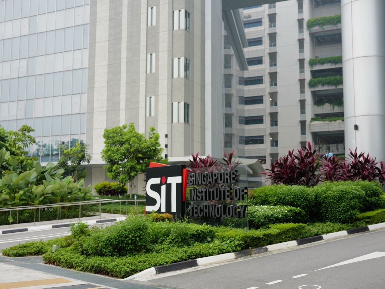 Exterior of Singapore Institute of Technology's Punggol Campus in Singapore.