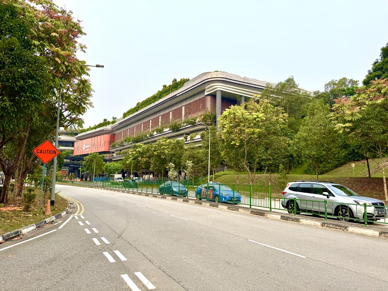 Front exterior of the Punggol Regional Sport Centre building.
